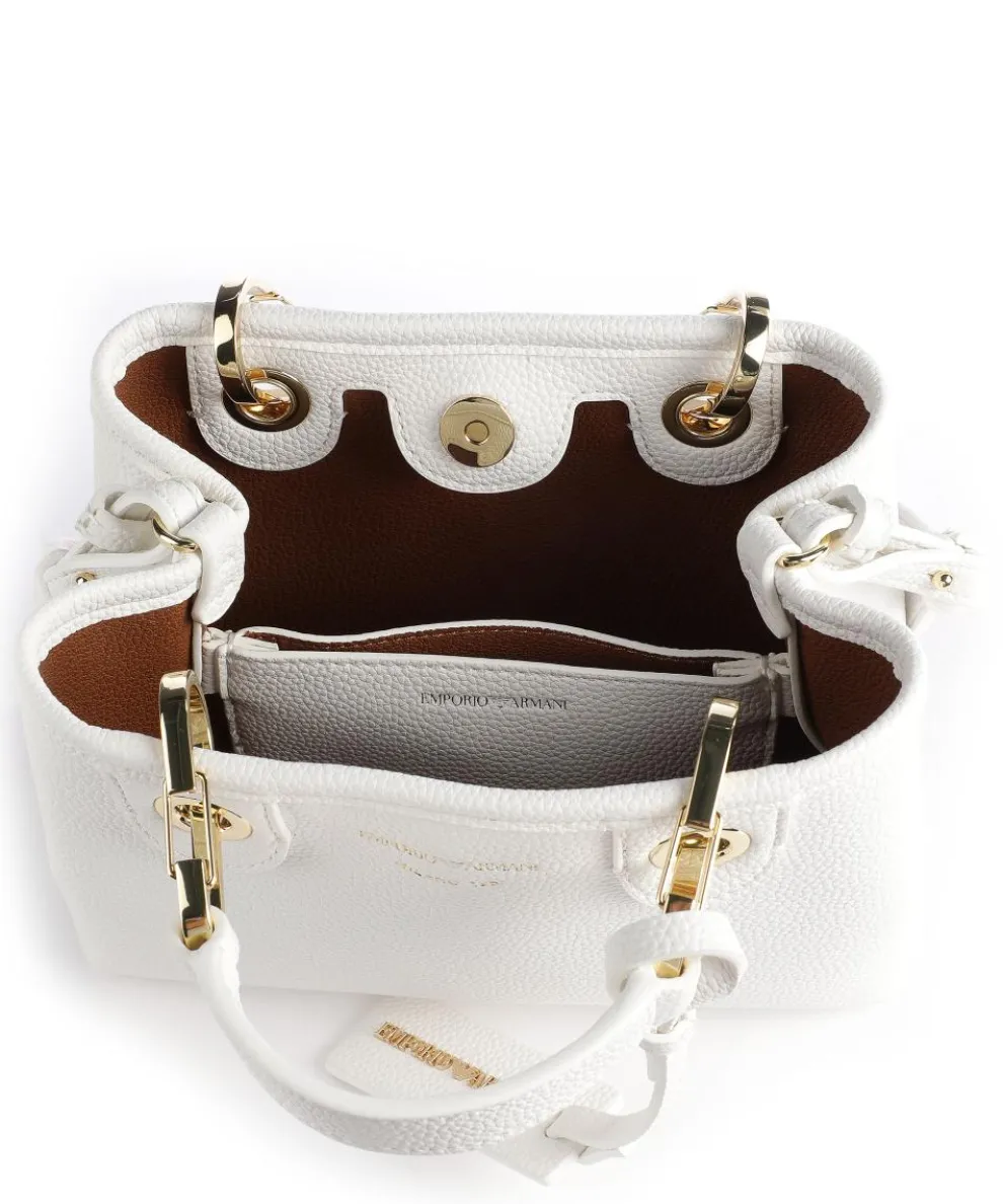 My EA Handbag imitation leather white
