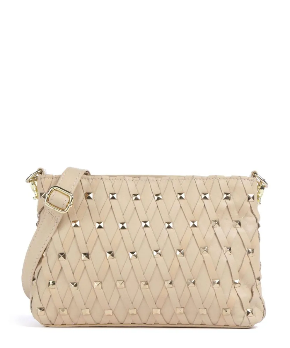 Sophistication Crossbody bag sheepskin leather beige