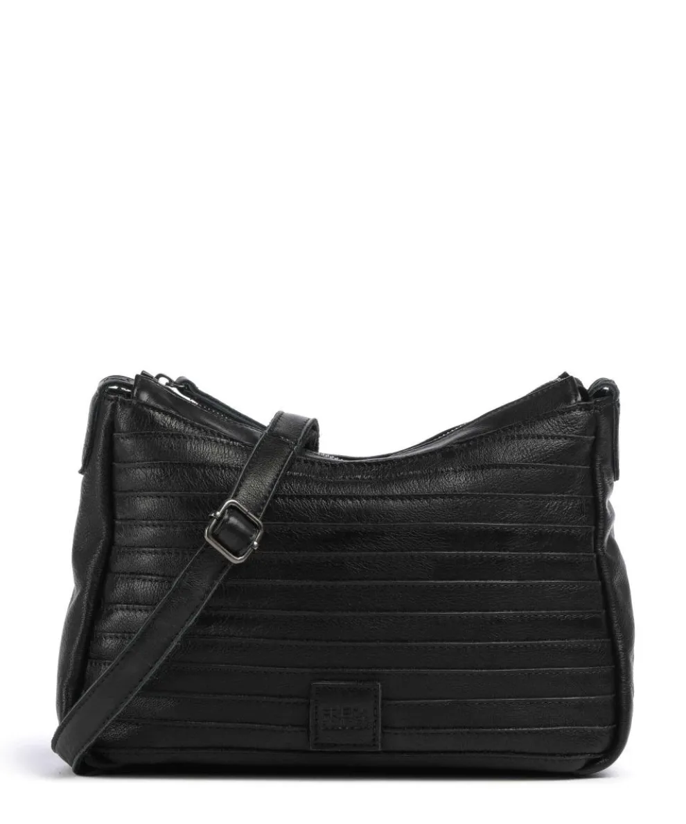 Bestseller Crossbody bag grained leather black