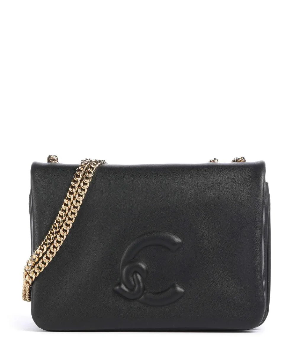 Dulse Shoulder bag fine grain cow leather black