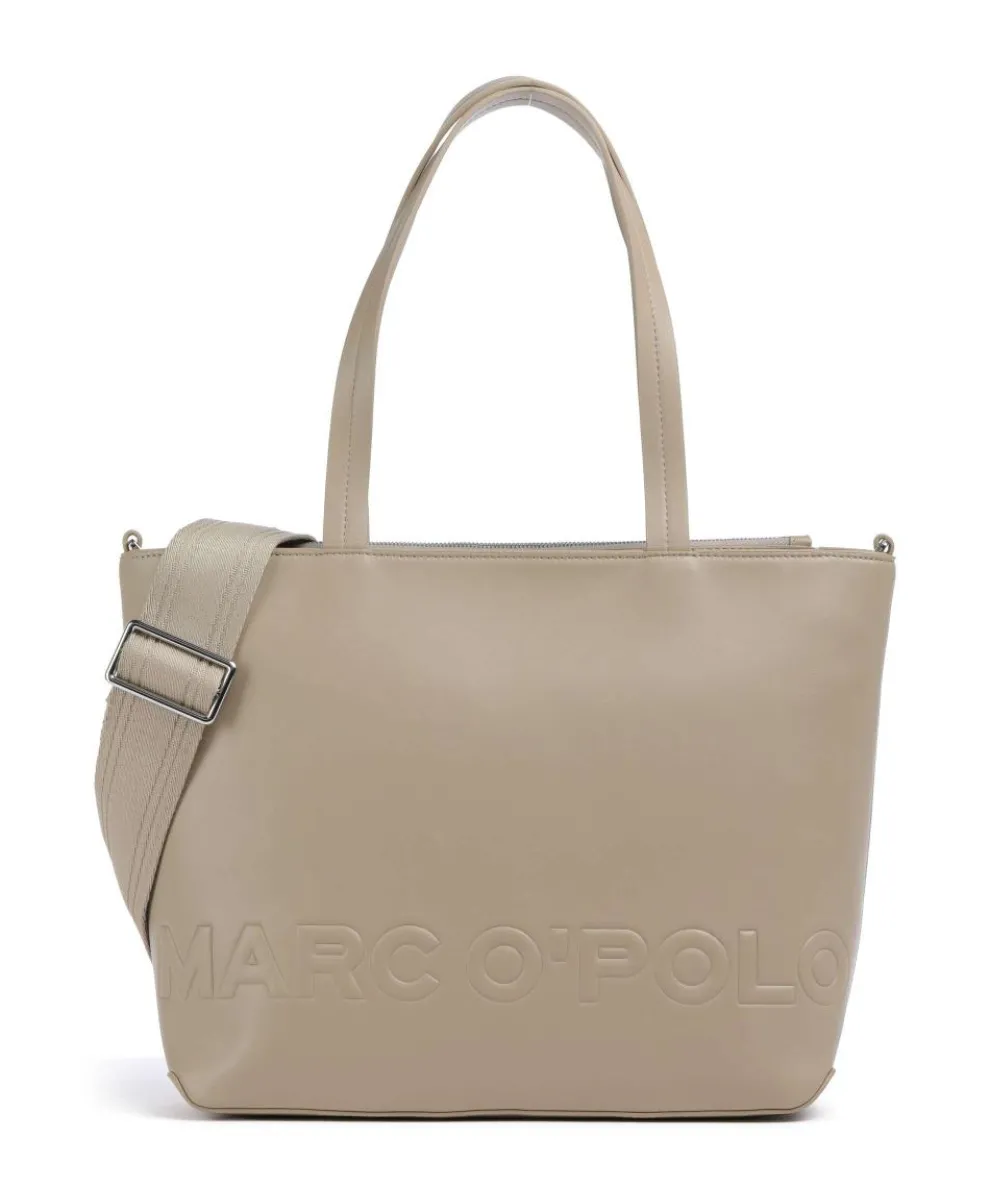 Valda Tote bag imitation leather sand