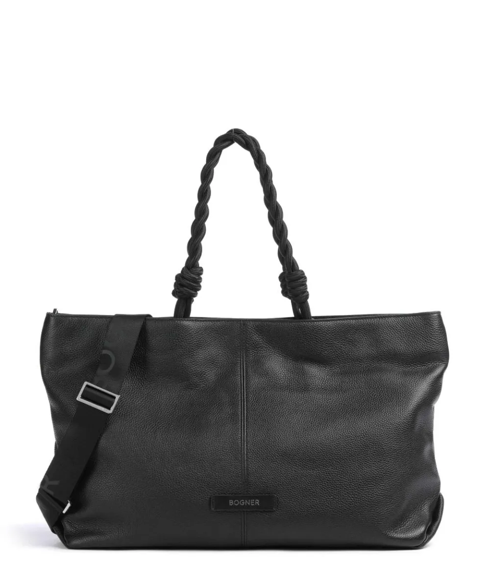 Vanil Valesca Tote bag grained cow leather black