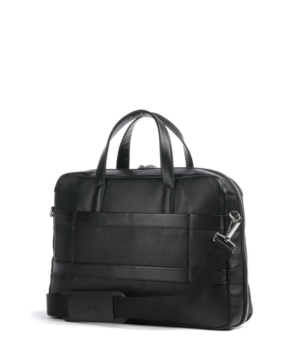 Vantage Small Briefcase 14″ nappa leather black