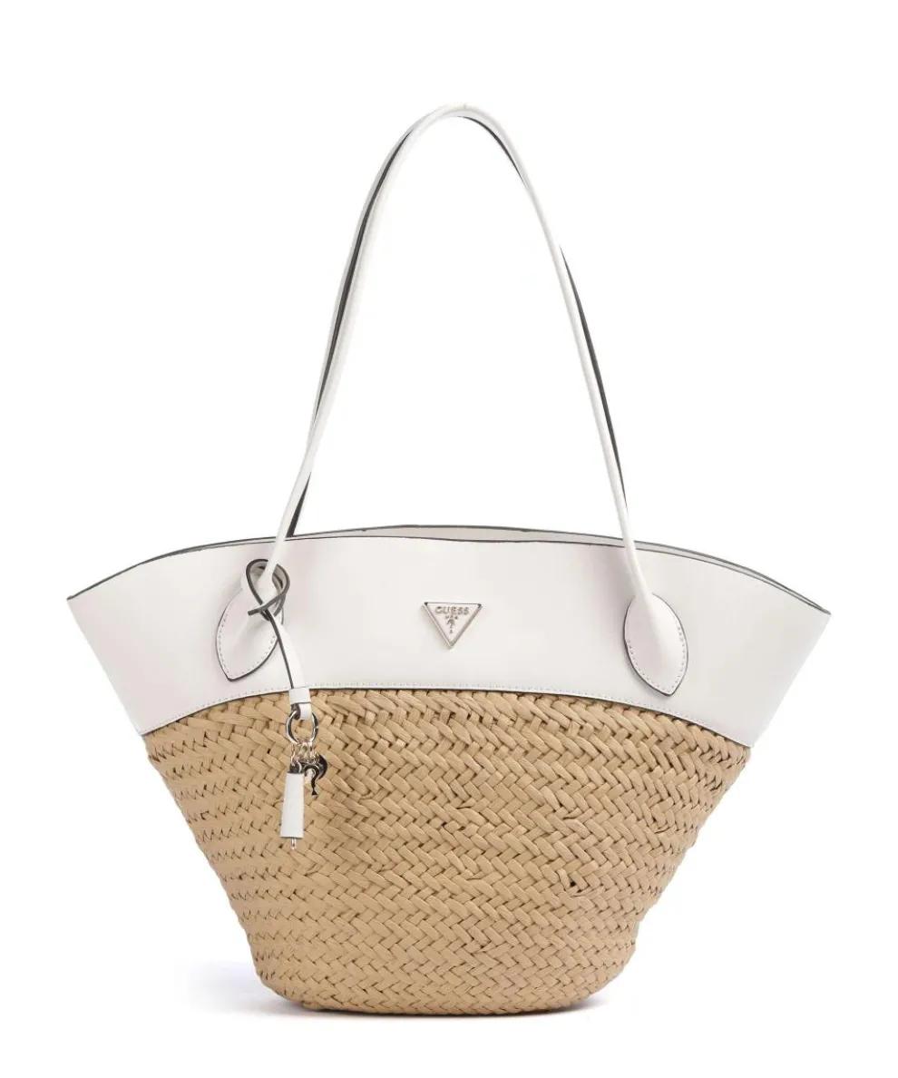 Venere Tote bag bast beige/white