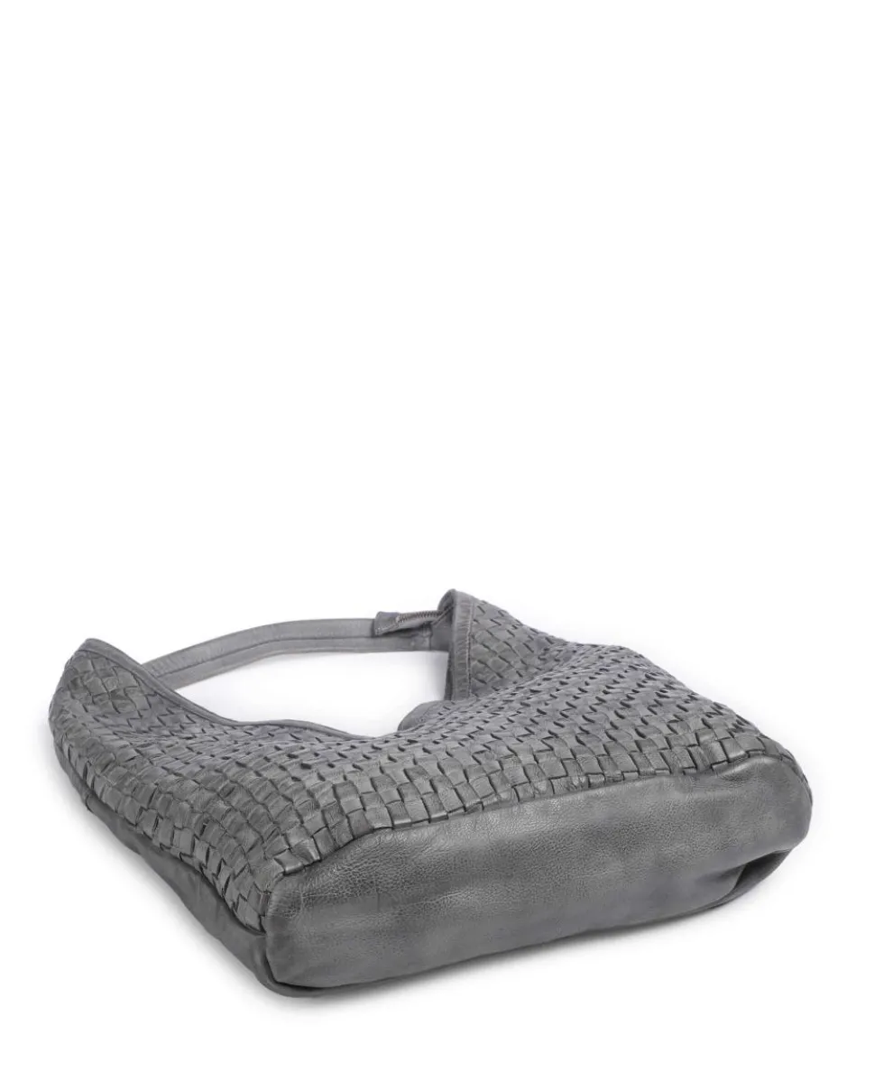 Venusweg 2 Shoulder bag grained cow leather grey