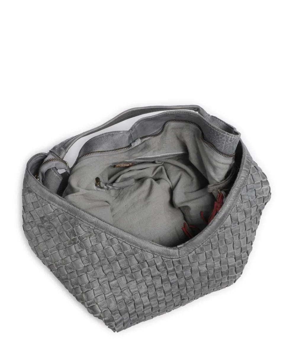 Venusweg 2 Shoulder bag grained cow leather grey