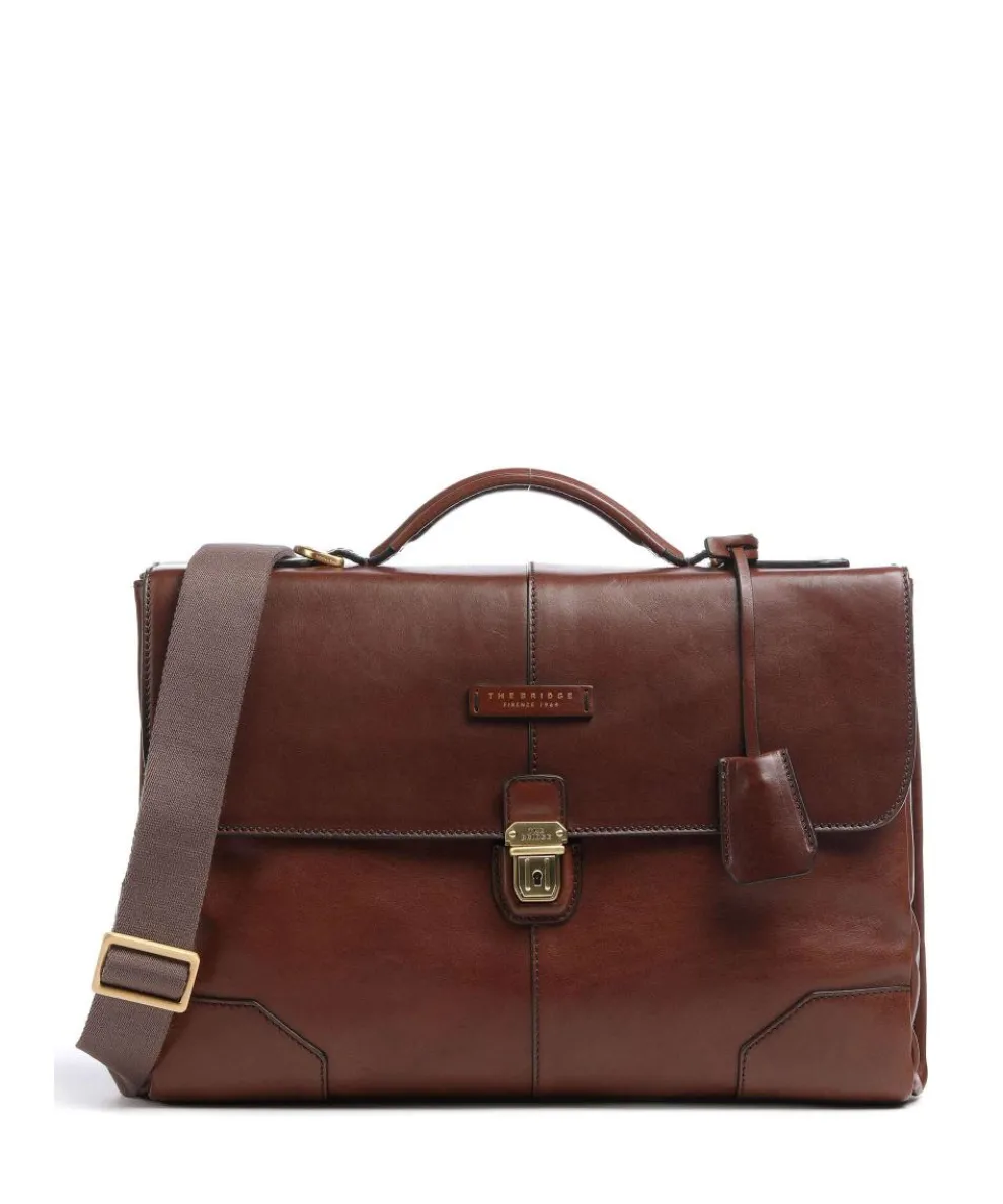 Vespucci Briefcase 15″ cow leather brown