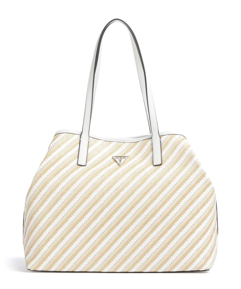 Vikky Large Tote bag soft synthetic beige/white