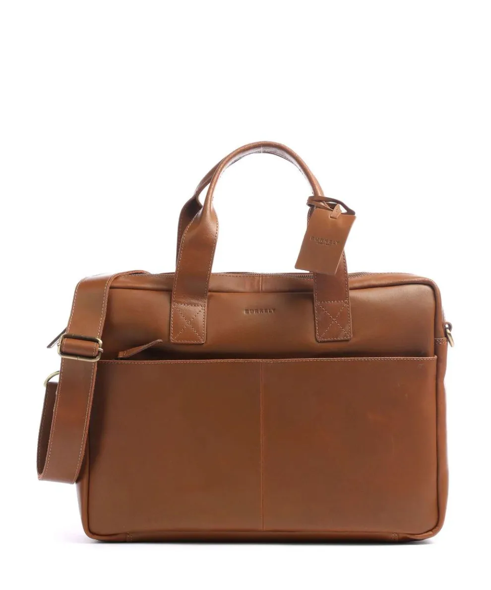 Vintage Jesse Briefcase 15″ leather cognac