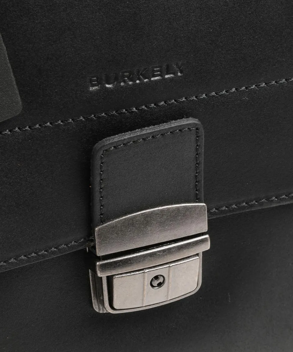 Vintage Scott Briefcase fine grain leather black