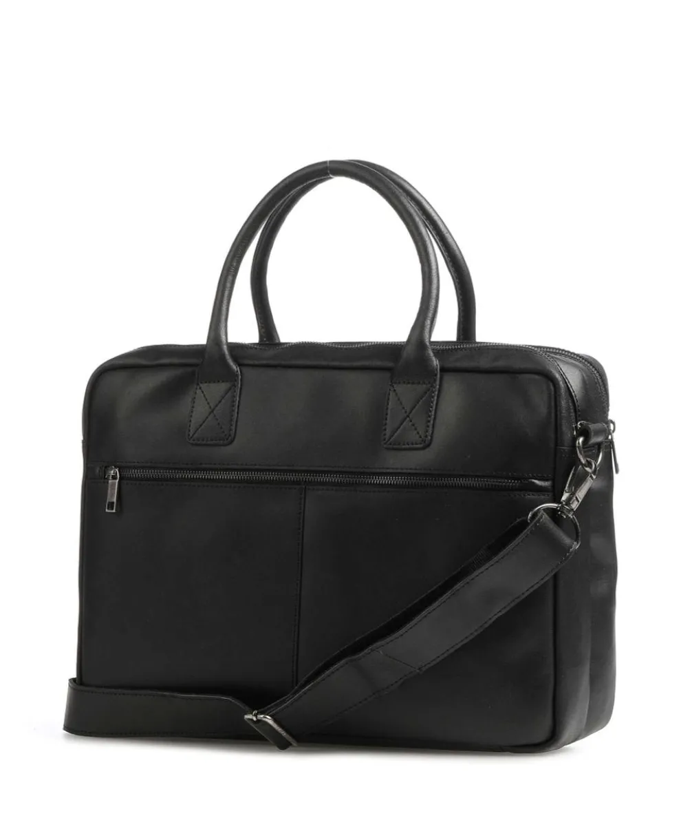 Vintage Taylor Worker Briefcase grained leather black