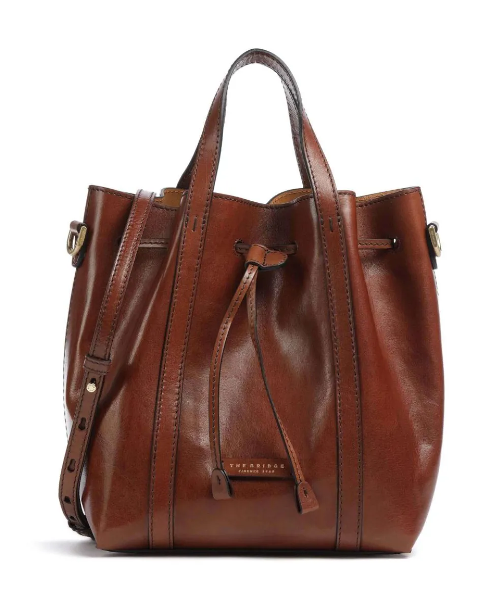 Vittoria Bucket bag fine grain cow leather brown