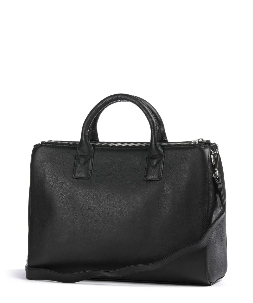 Viviane Briefcase grained cow leather black
