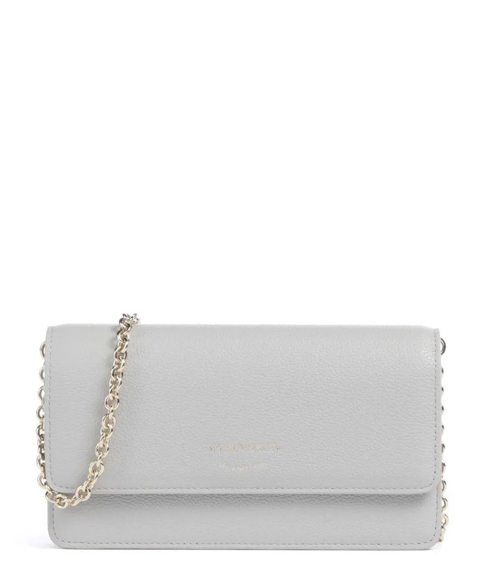 Vivienne Crossbody bag fine grain cow leather grey