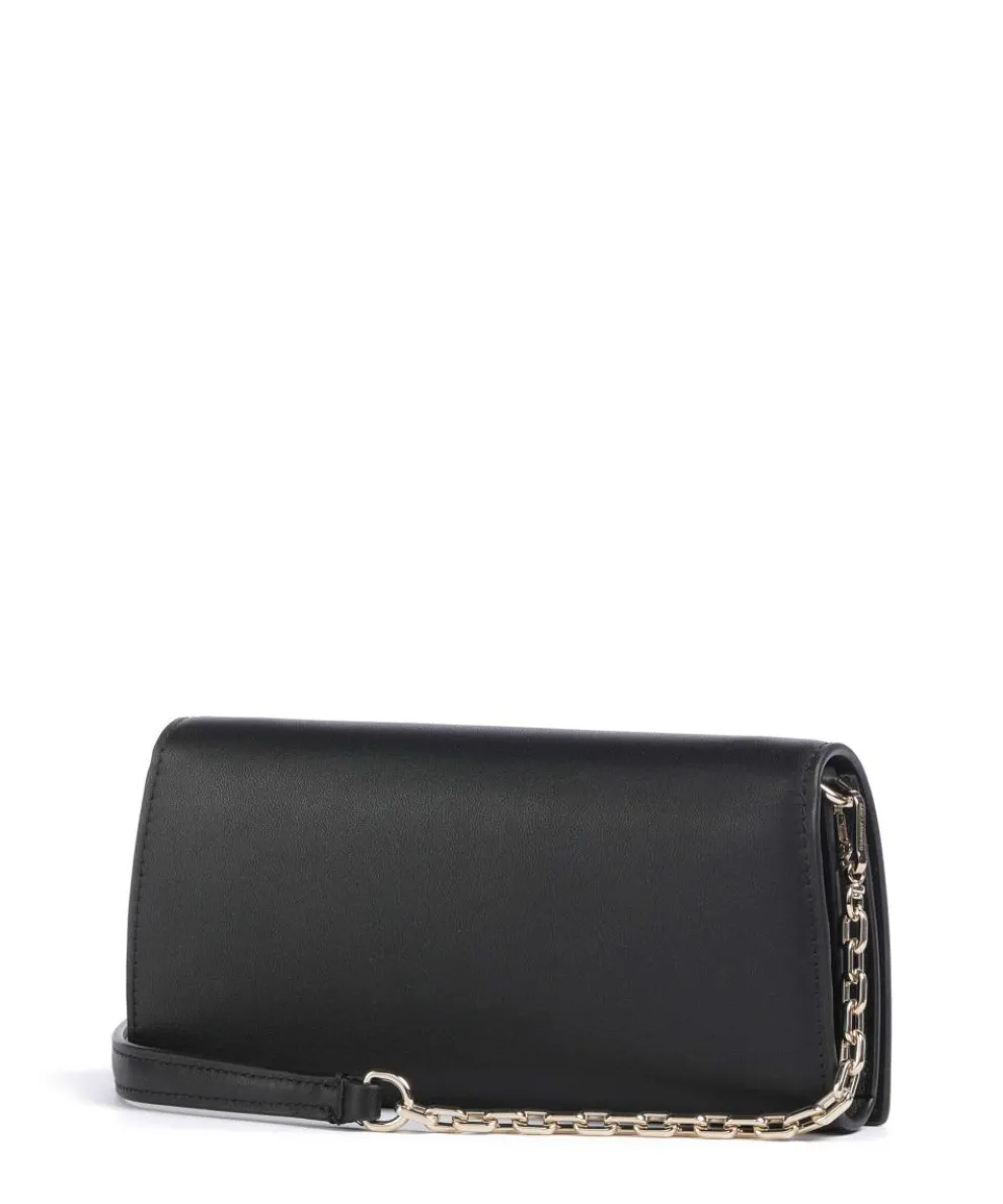 K/Signature Wallet fine grain cow leather black