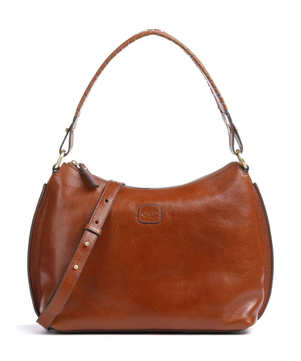 Volterra Hobo bag fine grain leather brown