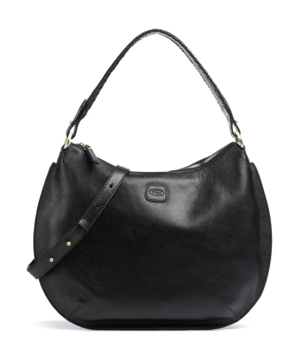 Volterra Hobo bag fine grain cow leather black