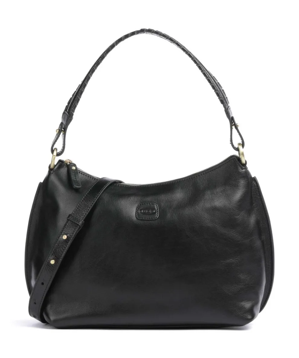 Volterra Hobo bag fine grain leather black