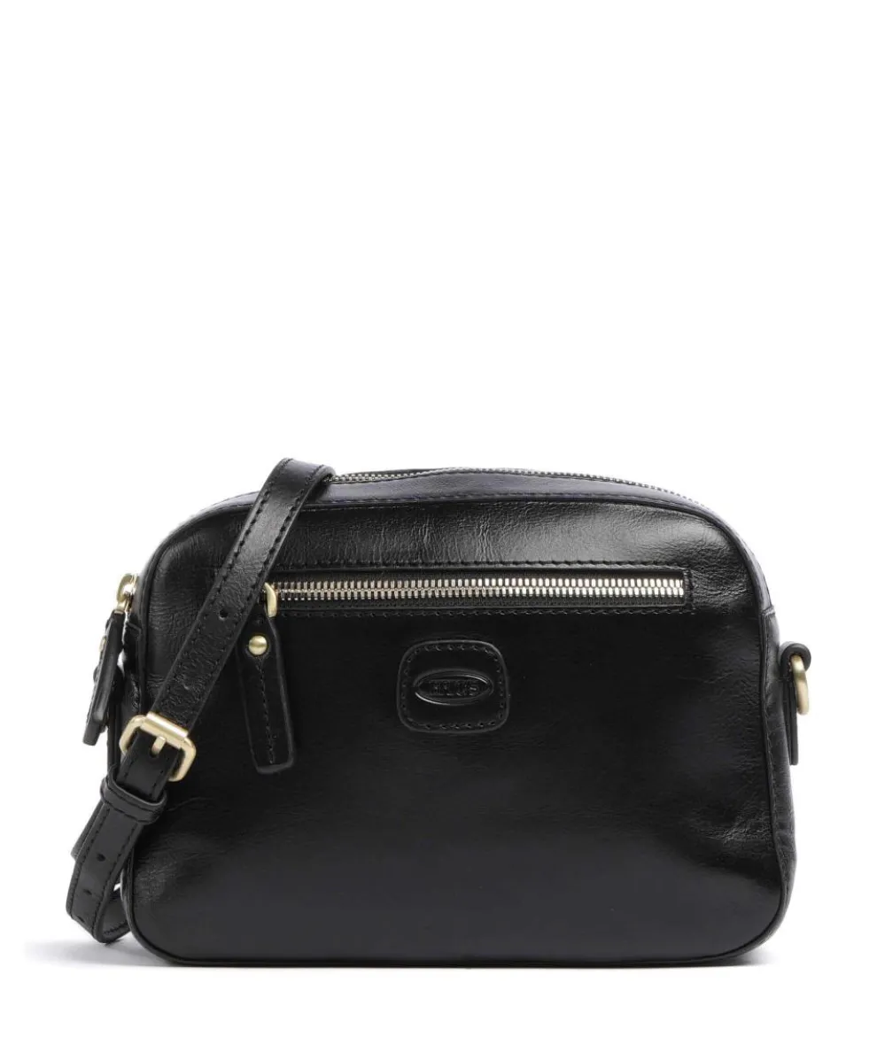 Volterra Modell Crossbody bag fine grain leather black