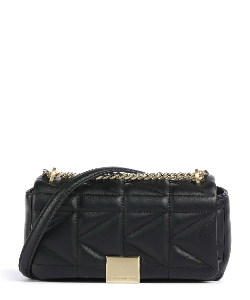 K/Kuilt Small Shoulder bag sheepskin leather black