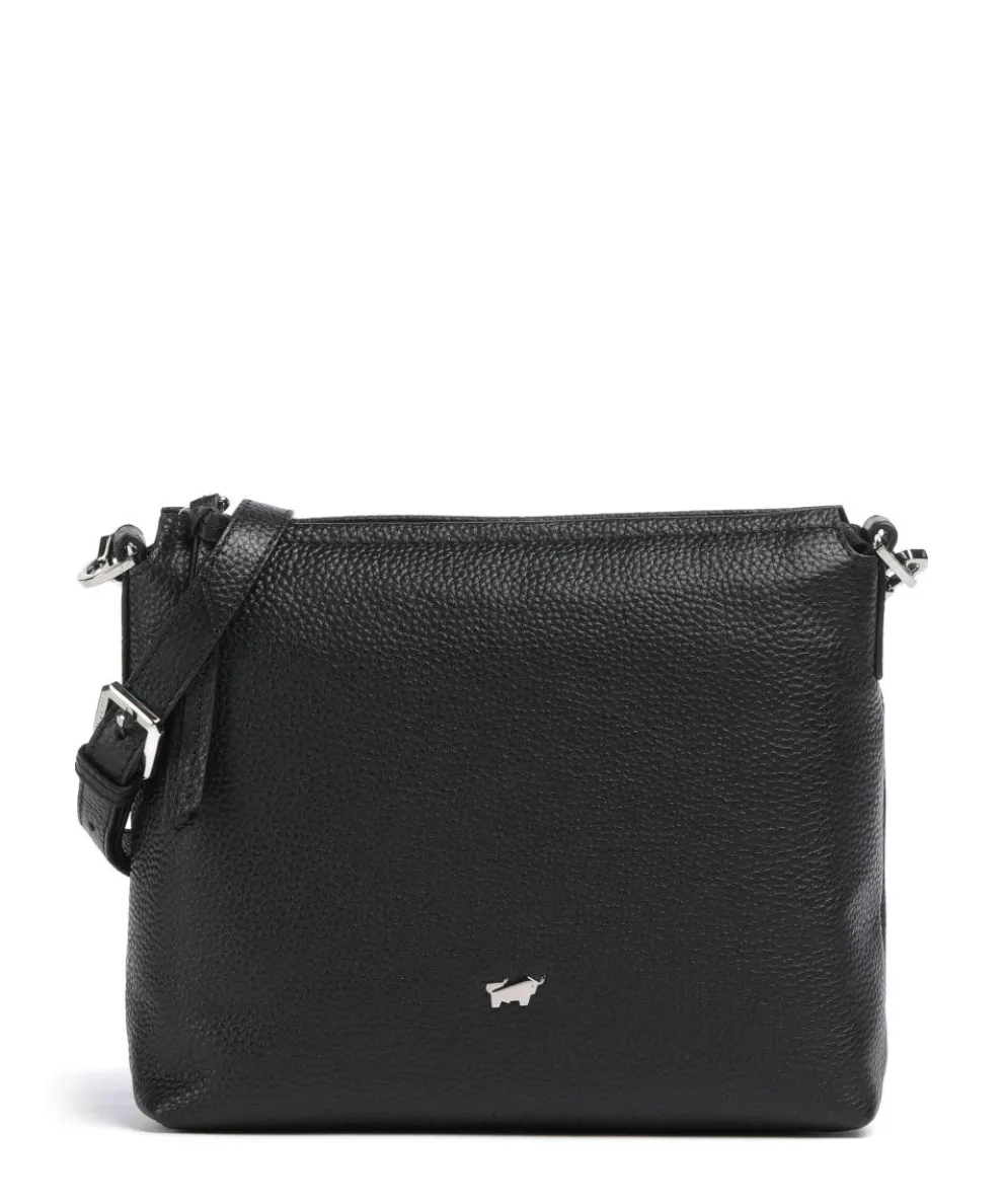 Hanna Crossbody bag grained cow leather black