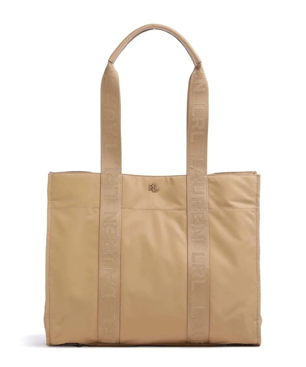 Stevie Extra Large Tote bag recycled nylon light brown