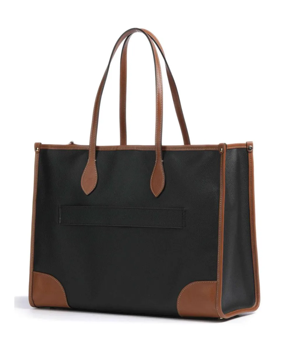 Firenze Tote bag 14″ imitation leather black