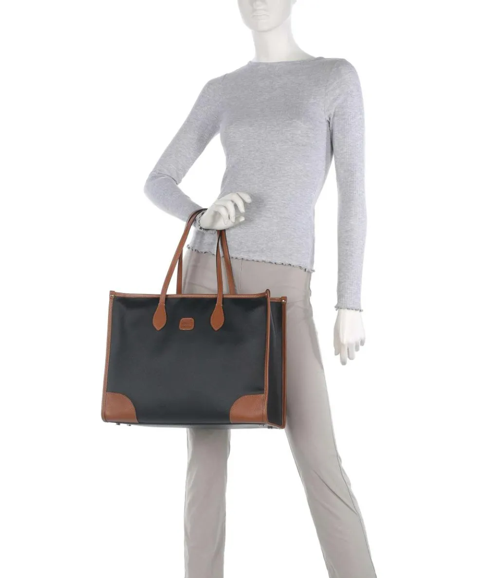 Firenze Tote bag 14″ imitation leather black