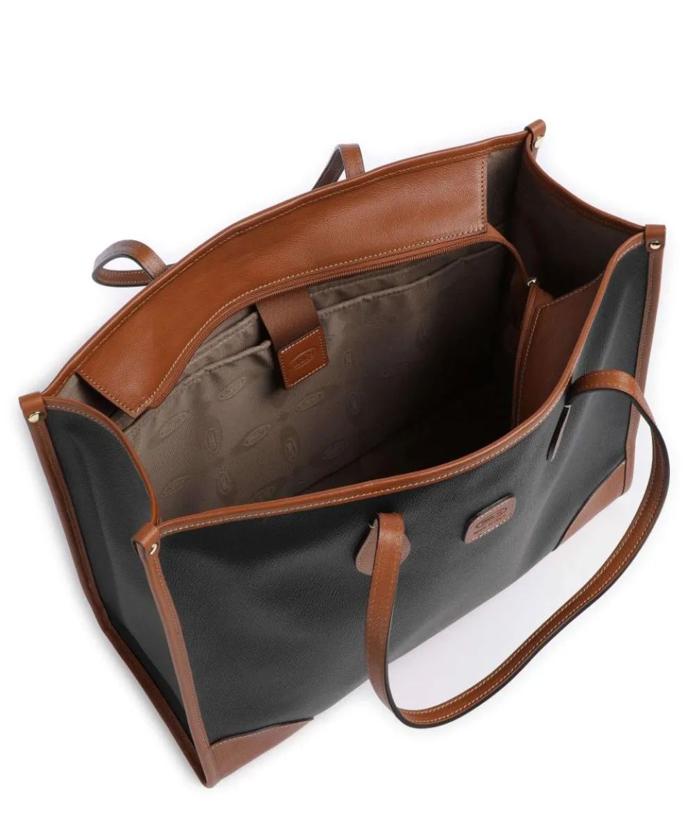 Firenze Tote bag 14″ imitation leather black