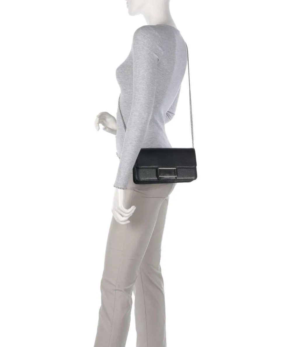 Magda Crossbody bag grained cow leather black