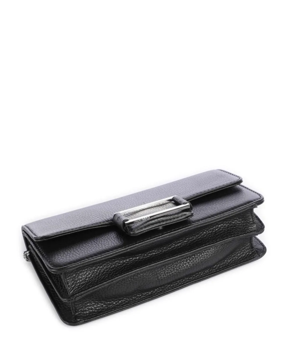 Magda Crossbody bag grained cow leather black