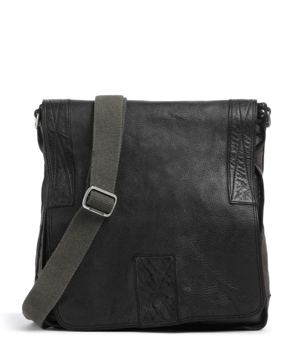 Messenger bag cow leather anthracite
