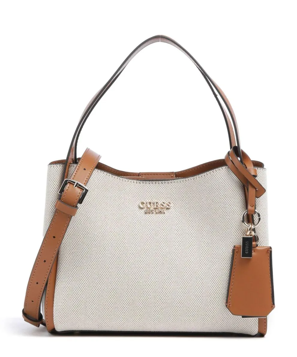 Nicolette Handbag fabric, polyurethane ivory/brown