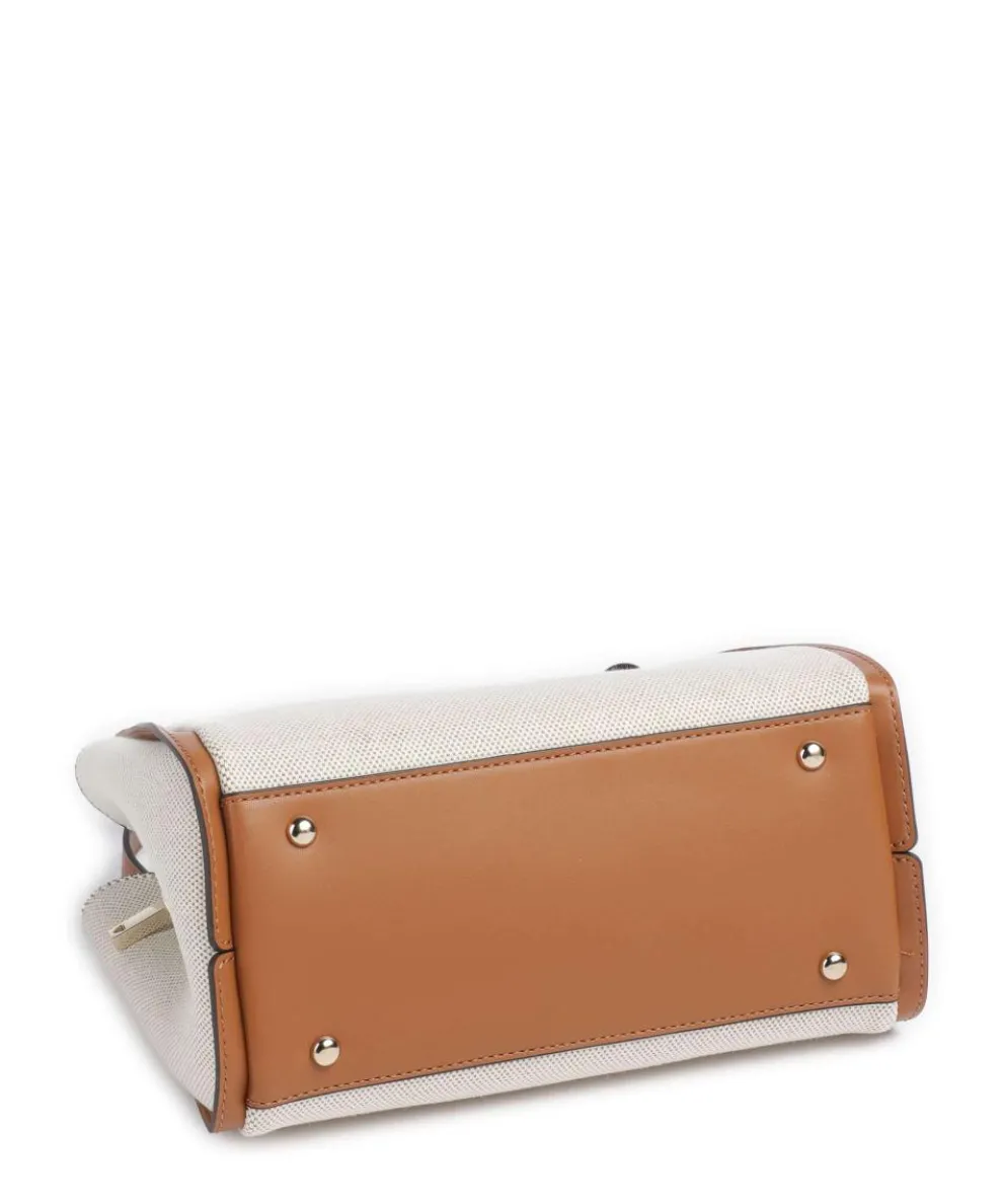 Nicolette Handbag fabric, polyurethane ivory/brown