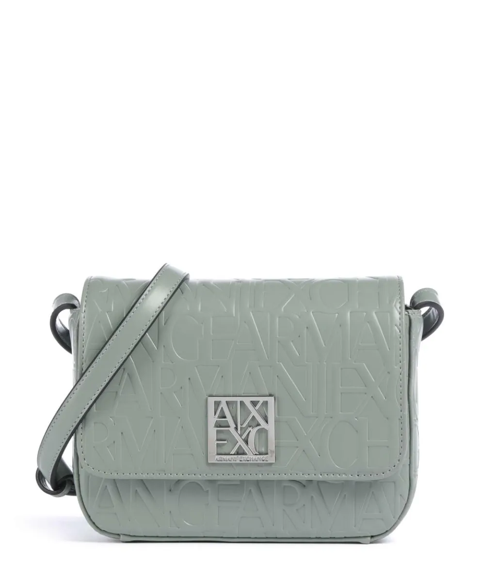 Liz M Crossbody bag imitation leather greygreen