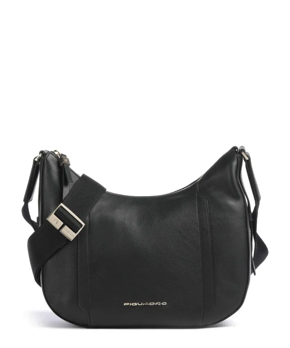 W92 Crossbody bag fine grain cow leather black
