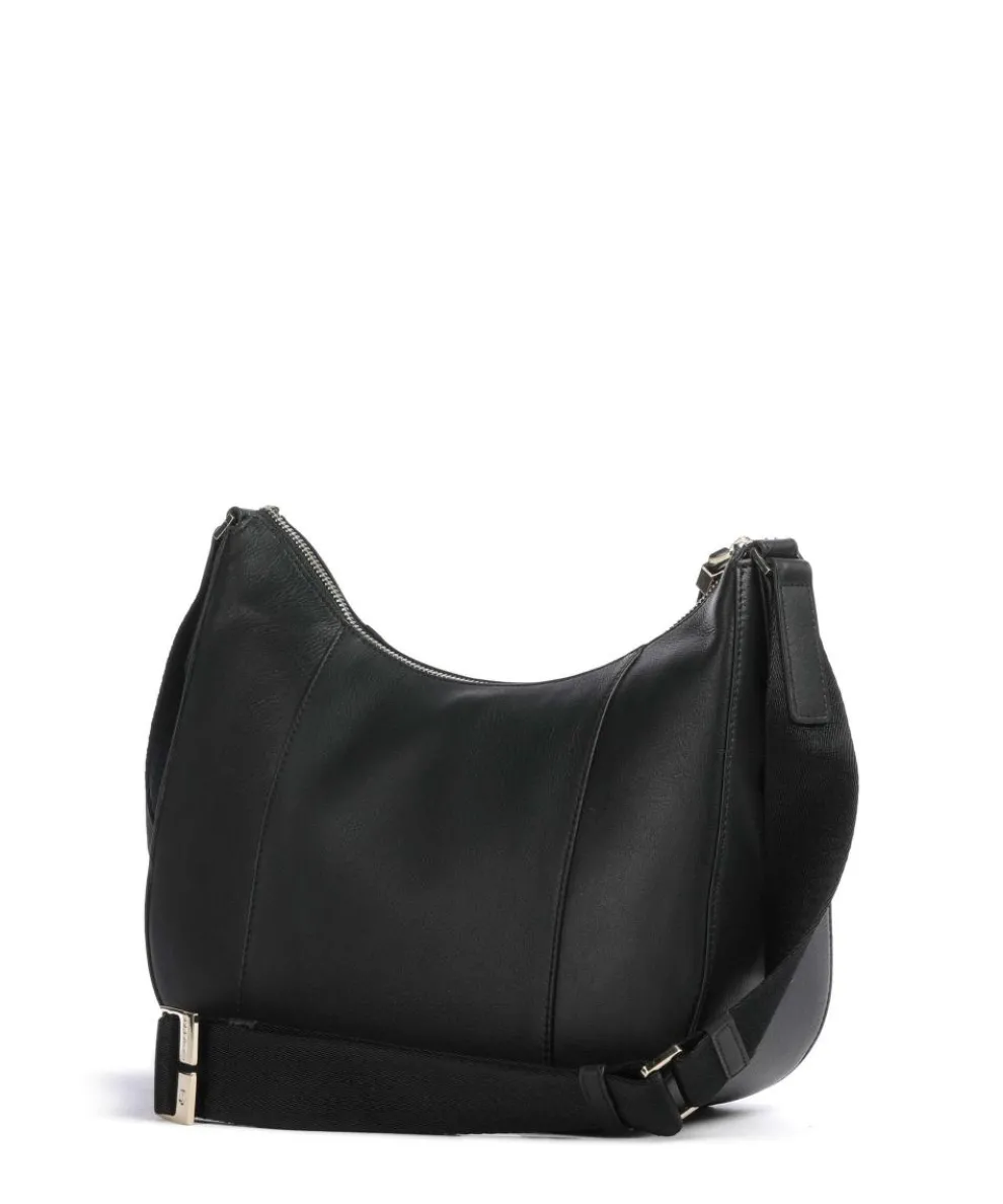 W92 Crossbody bag fine grain cow leather black
