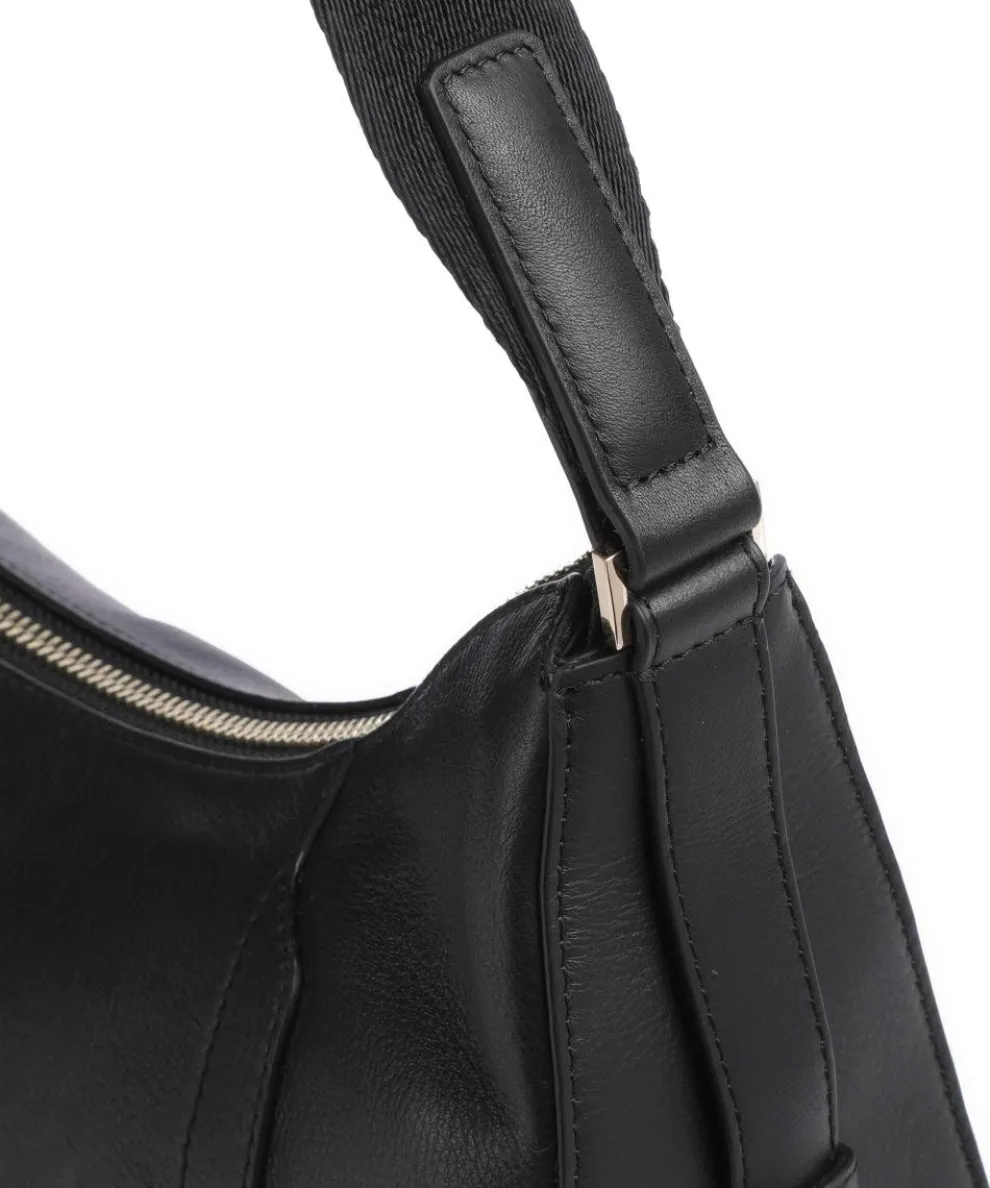 W92 Crossbody bag fine grain cow leather black