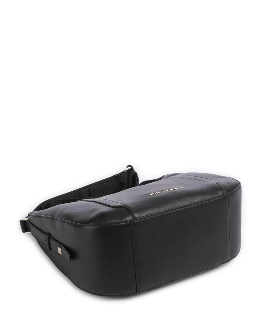 W92 Crossbody bag fine grain cow leather black