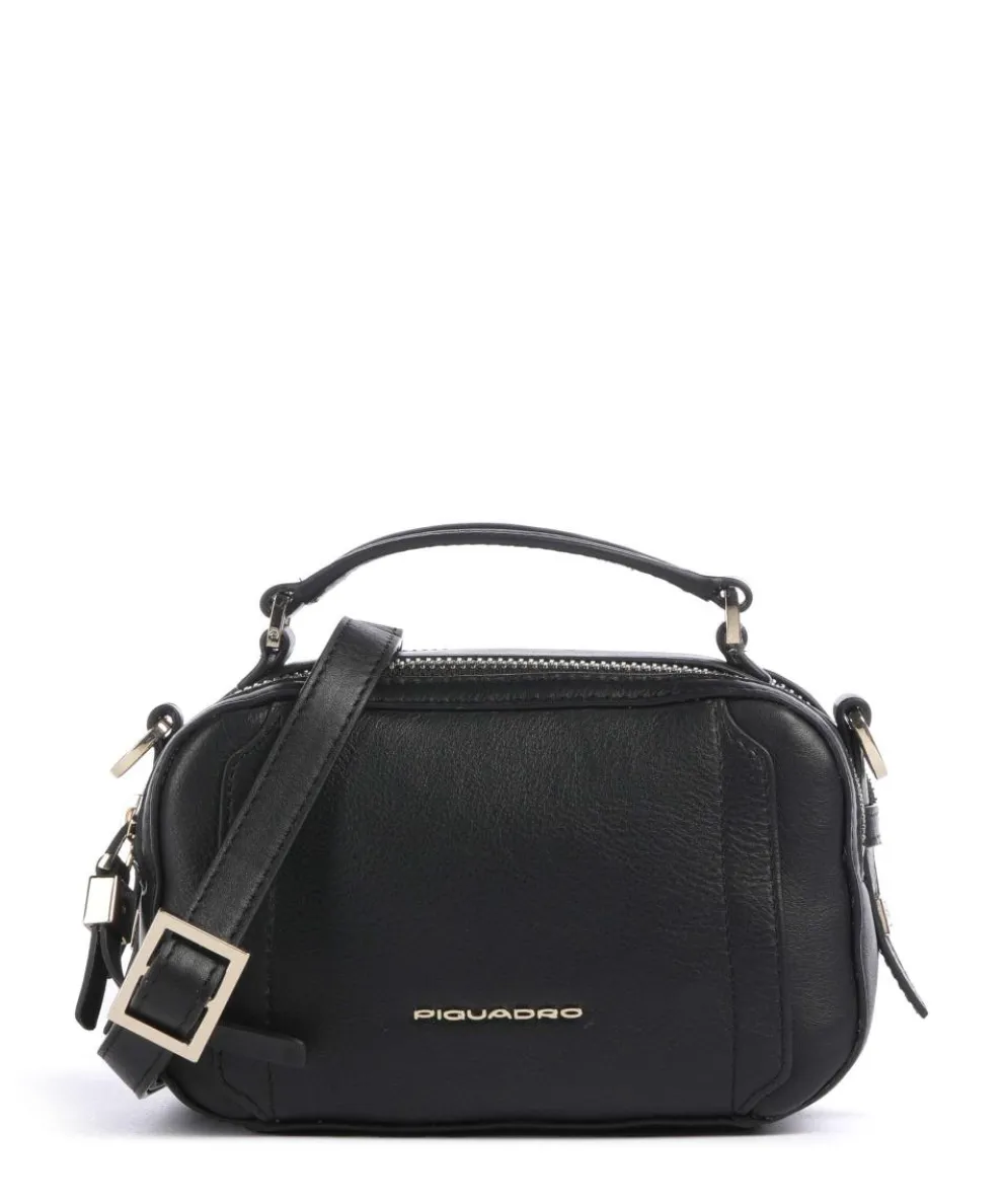 W92 Crossbody bag fine grain cow leather black