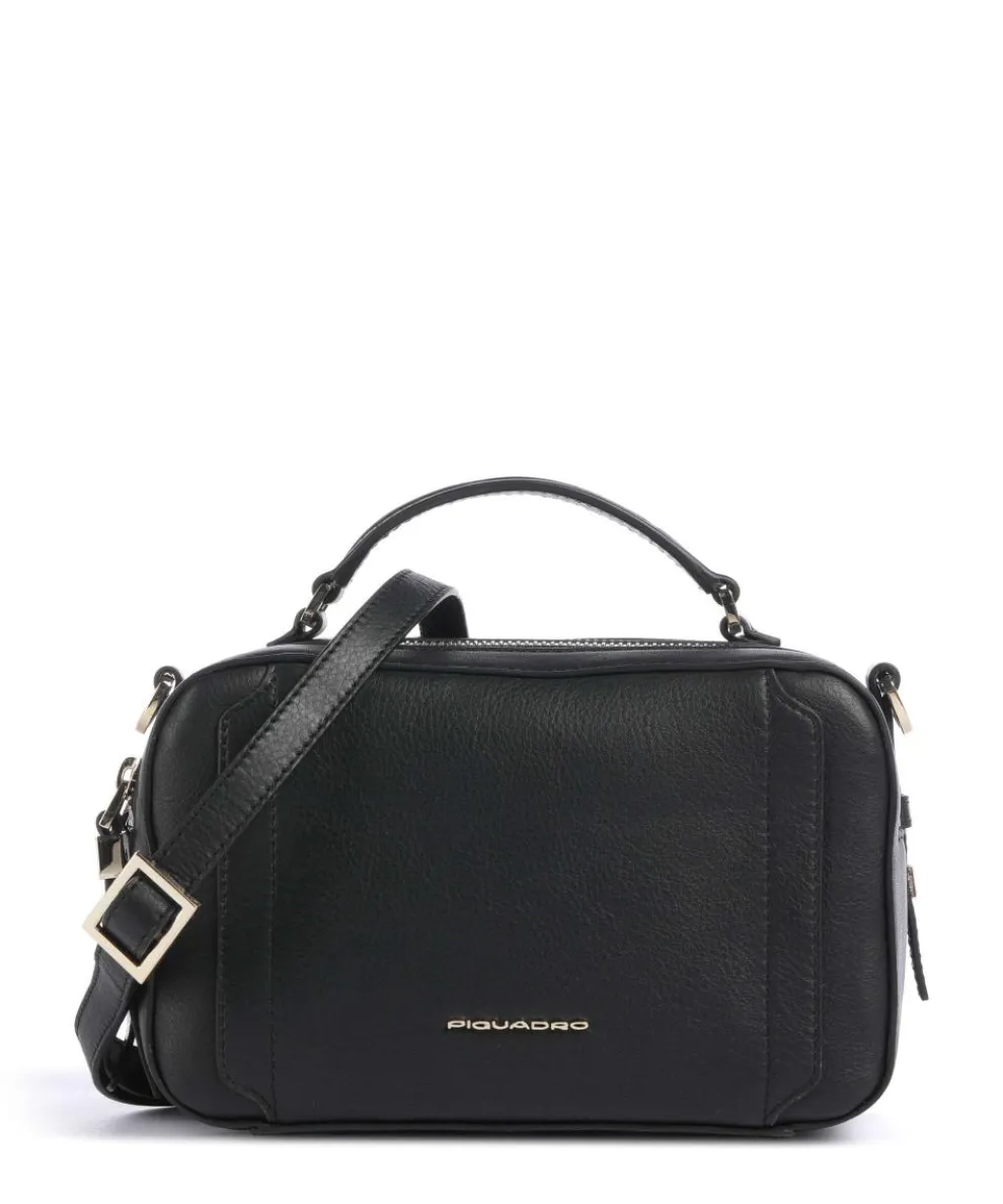 W92 Crossbody bag fine grain cow leather black