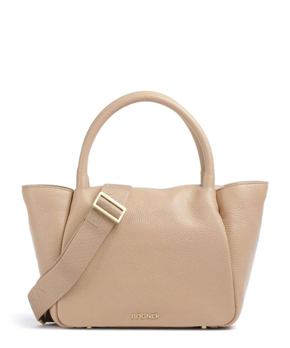 Wallis Raja Handbag grained cow leather light brown