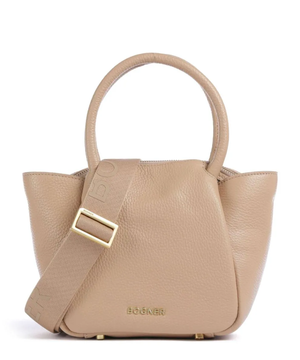 Wallis Raja Handbag grained cow leather light brown