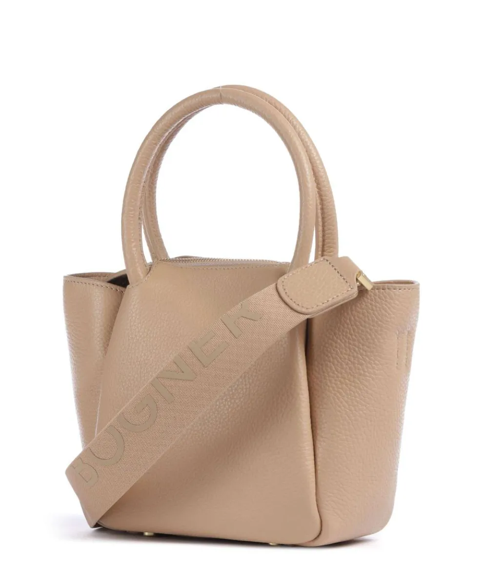 Wallis Raja Handbag grained cow leather light brown