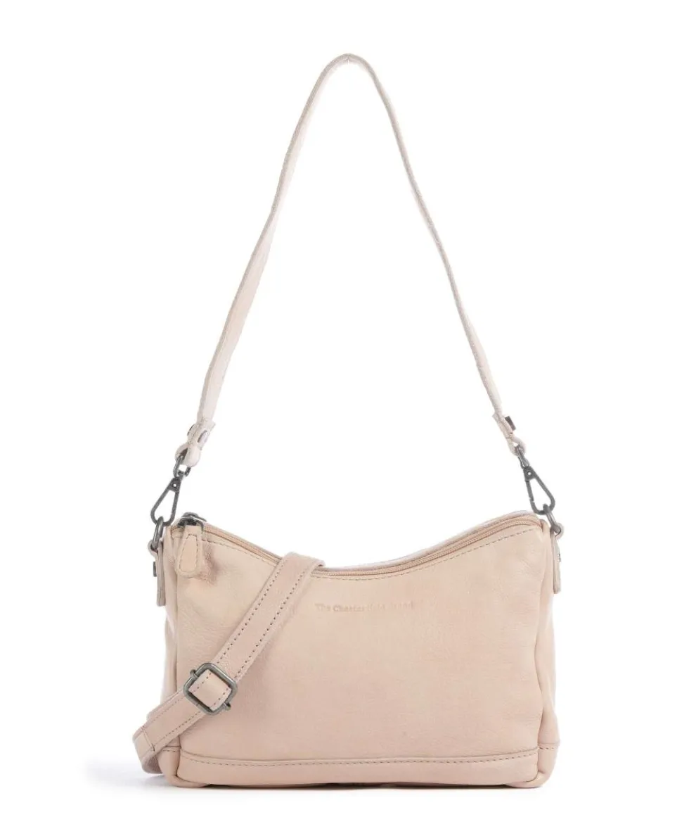 Washed Waxed Cow Irving Shoulder bag grained cow leather beige