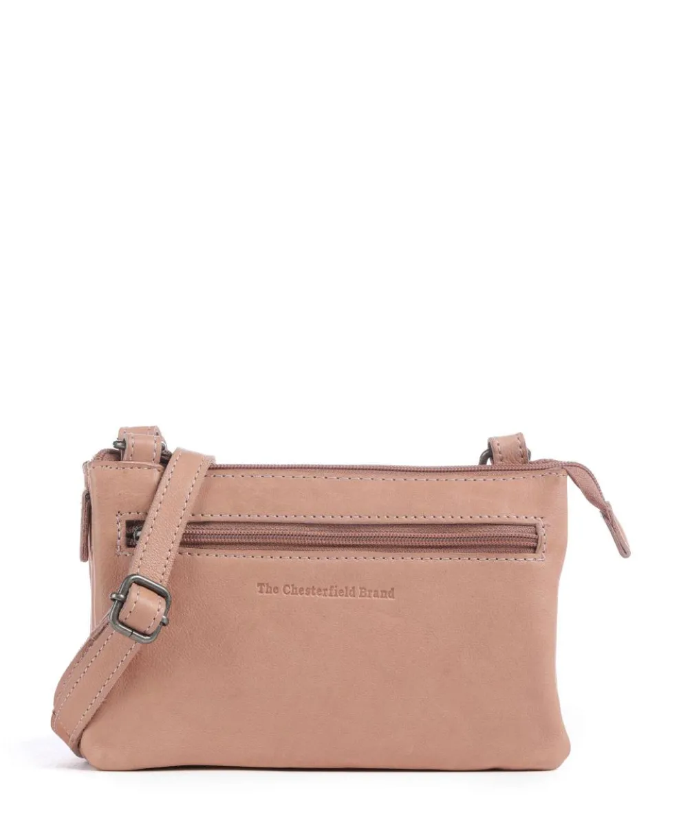 Washed Waxed Cow Osaka Crossbody bag grained cow leather antique pink