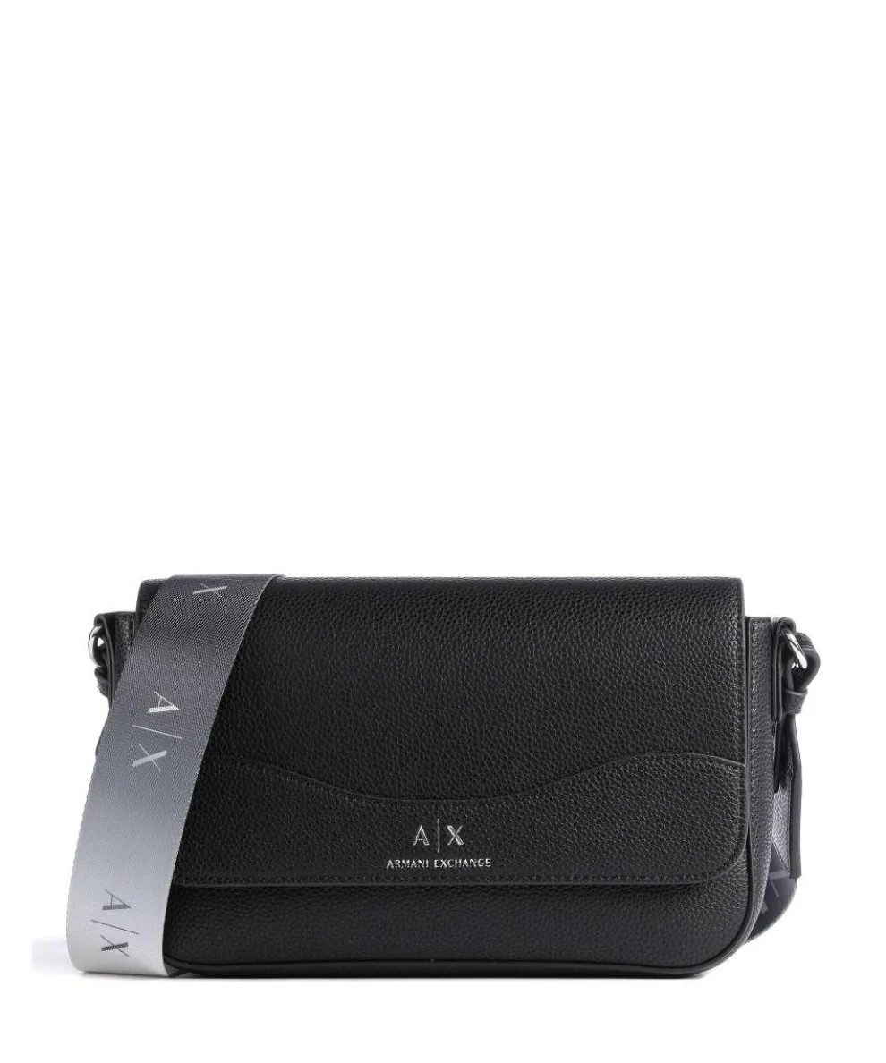 Wave Crossbody bag imitation leather black