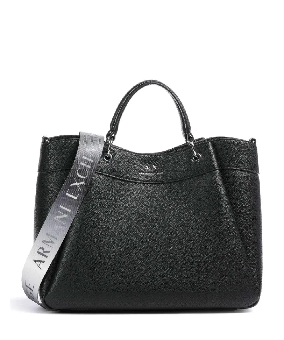 Wave L Handbag imitation leather black