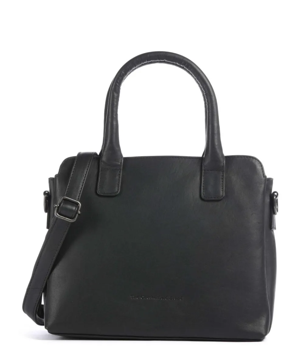 Wax Pull Up Cow Hermosa Handbag fine grain cow leather black