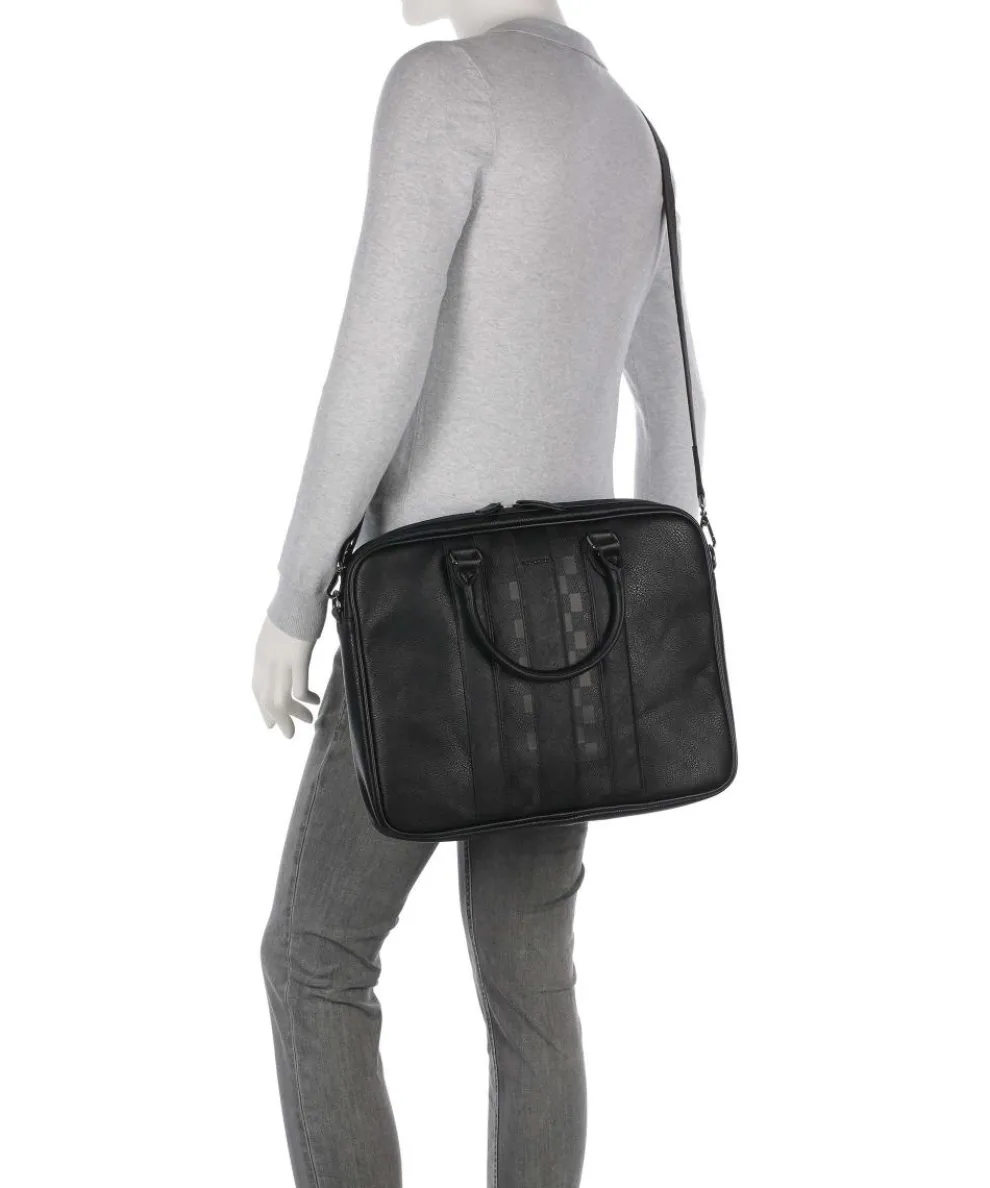 Waymon Briefcase 15″ imitation leather black